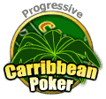 Caribbean Poker online progressive jackpot table game